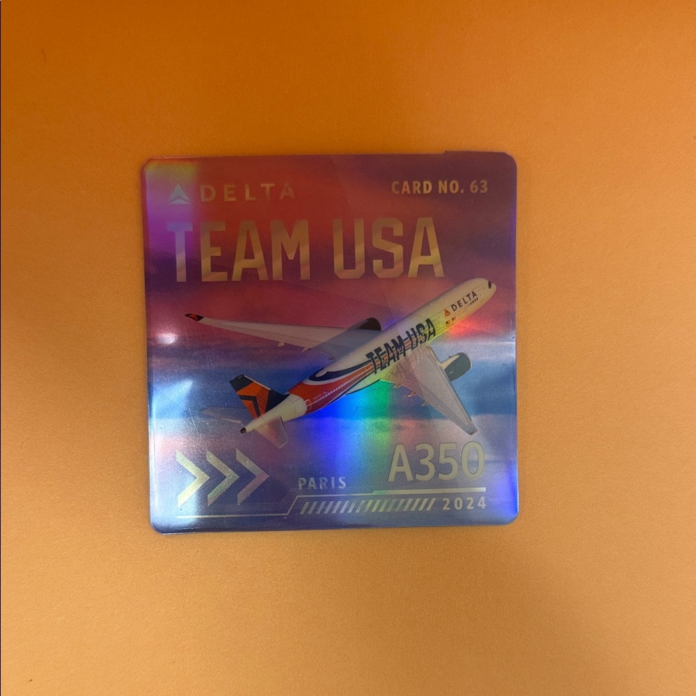 Delta Team USA A350 Holographic Card